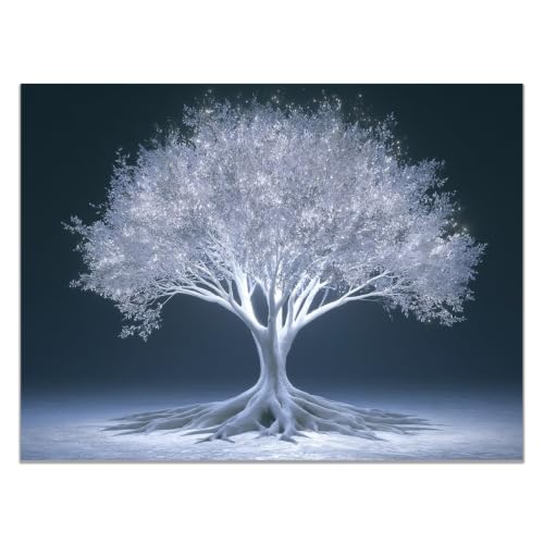 Cuadro de árbol abstracto para renovar las paredes de tu oficina o cocina