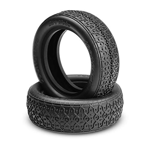 J Concepts 307702 Dirt Webs Tires-Green Compound- Fits 2.2WD Front Wheel
