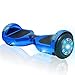 NHT Hoverboard Electric Self Balancing Scooter Hover Board with Build in Hover Board LED Running Lights Safety Certified (-Chrome Blue)