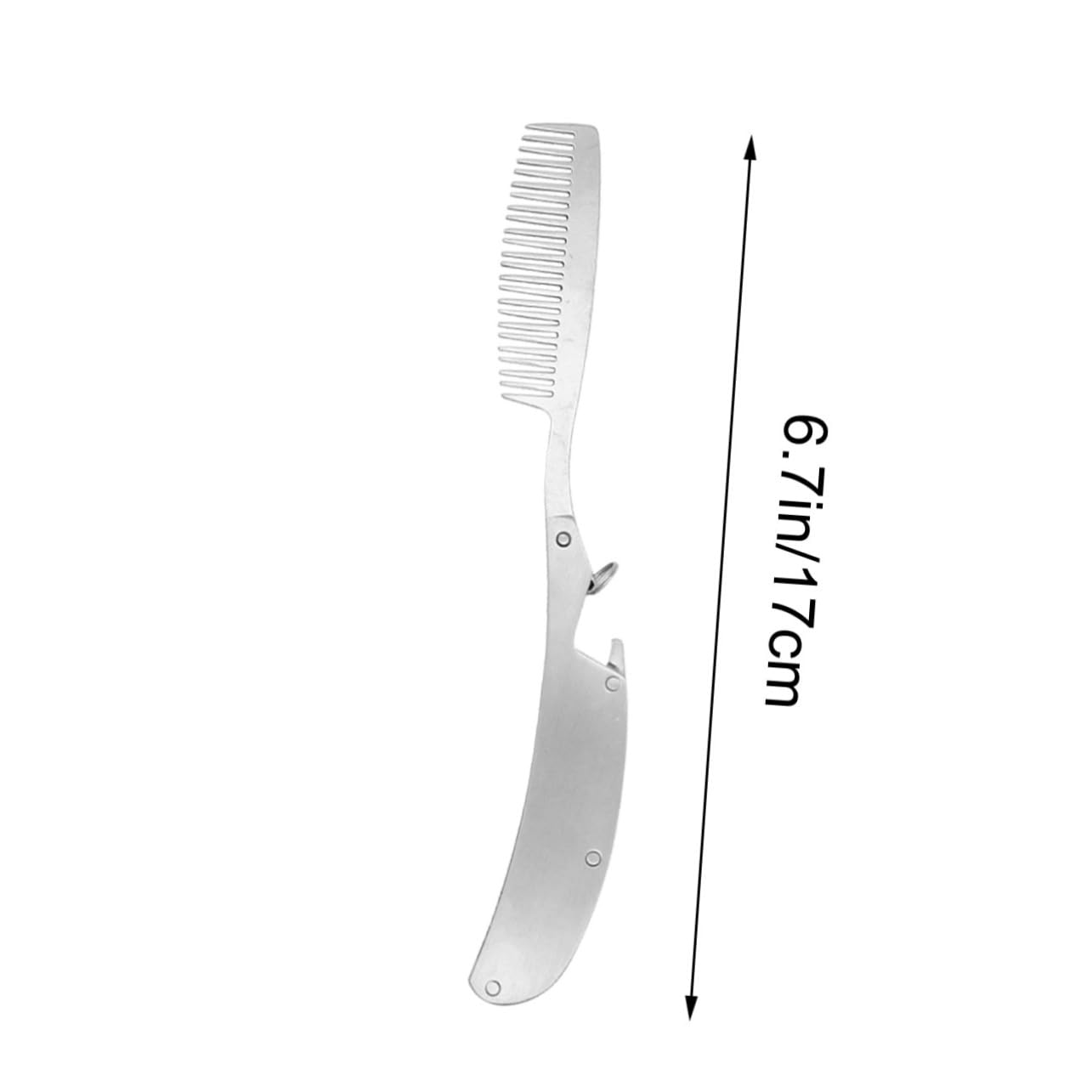 SAFIGLE Beard Comb for Men Stainless Steel Styling Tool Mustache Brush Beard Brush Set Mustache Comb