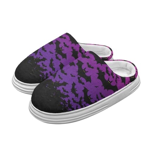 Cute Fuzzy House Slippers for Women Men Fluffy Plush Warm Holiday Slippers Winter Comfy Bedroom Shoes US Size 4-10