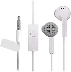 Fone de Ouvido com Fio para Música com Cancelamento de Ruído (Branco)