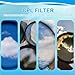 MECCANIXITY 58mm Circular Polarizer Filter, Double Sided Multi-Layer Coatings Polarizing Filter with Cleaning Cloth for Camera Lens