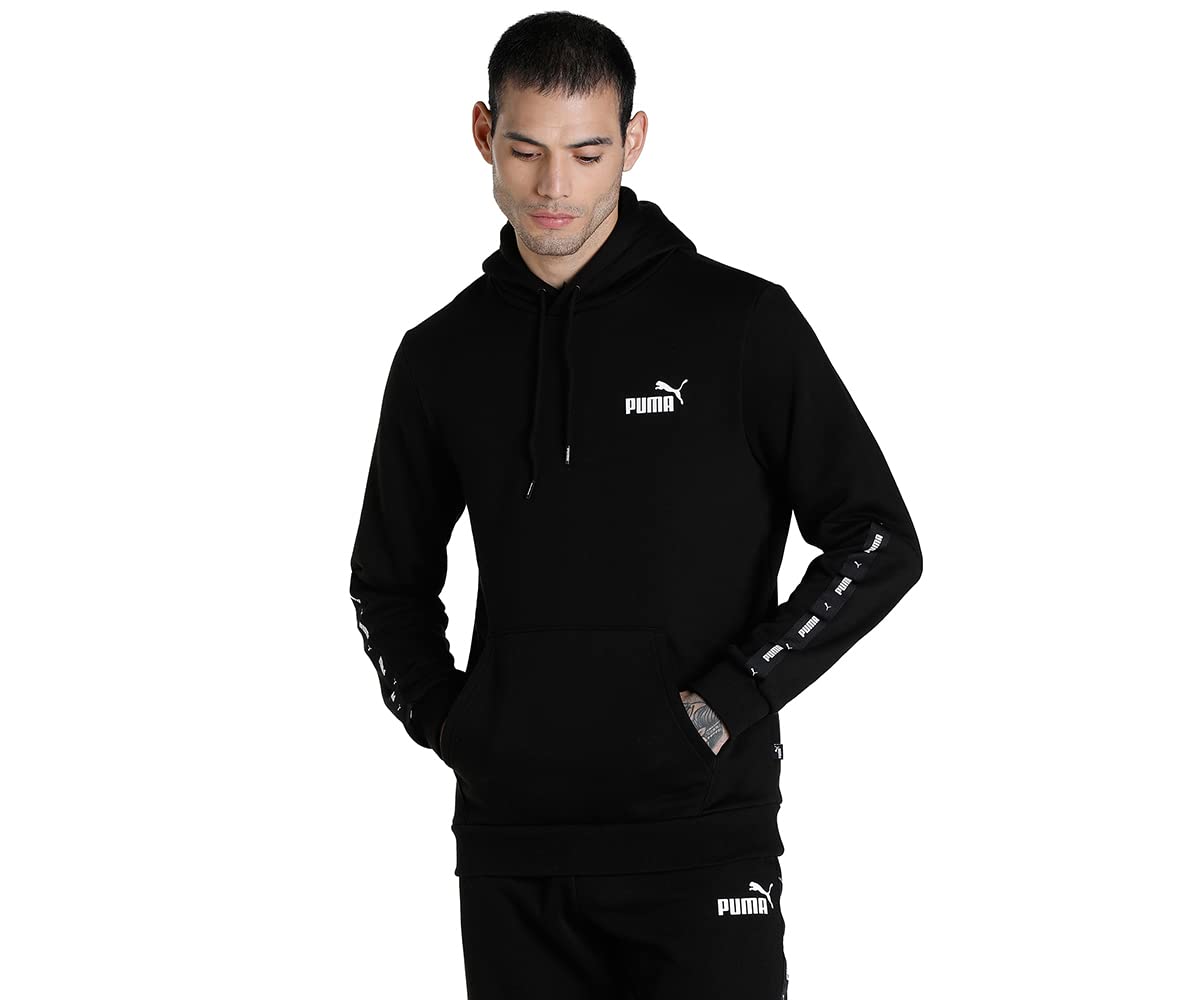 PUMA ESS+ Tape Hoodie FL Sudadera Hombre (Pack de 1)