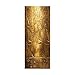 LUOWAN Adhesivo Decorativo De Puerta De Bricolaje Pegatinas Dormitorio - Personaje De Egipto Dorado - 77x200 CM Vinilo Impermeable Extraíble Murales De Papel Decorativos Para El Hogar Baño Sala De Est