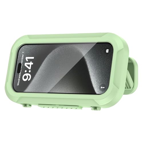 Soporte para teléfono de ducha impermeable con protector de pantalla táctil ajustable