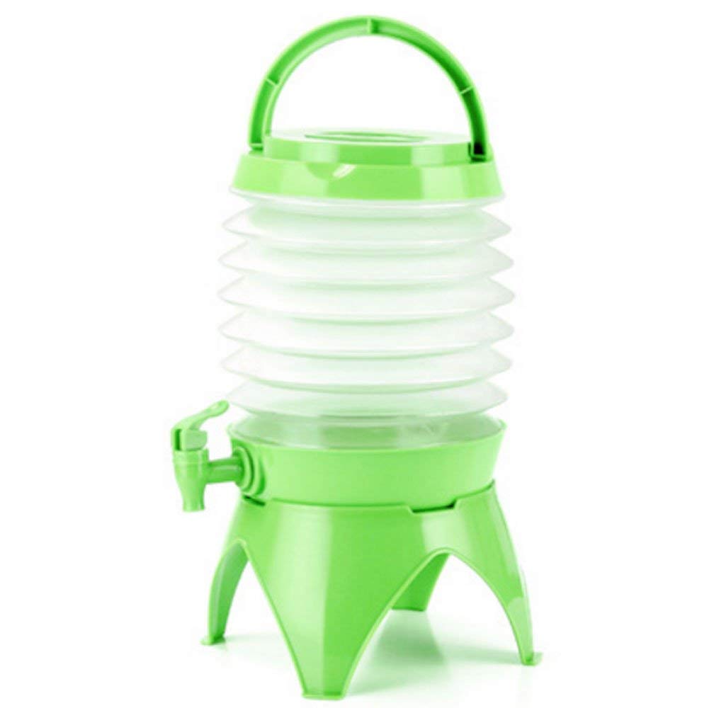 ATETO Plastic Collapsible Beverages Container Cold Drink Dispenser || Folding Water Storage Bucket for Home and Outdoor Party Traveling Picnic (PACK OF 1) 2
