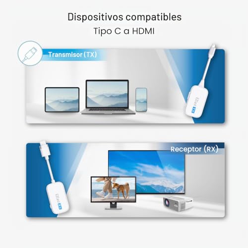 Transmisor HDMI inalámbrico para conectar PS5 a TV a larga distancia 4