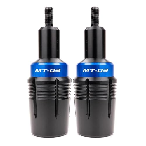 Curseur de cadre moto MT03 2017 2018 protection moteur contre les chutes bleu