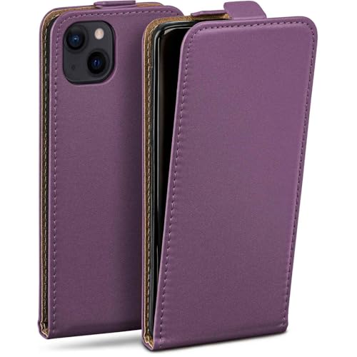 Étui pour iPhone 15 Plus protection 360 pliable et clapet vertical moex