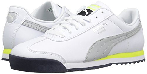 Image of PUMA Men's Roma Basic Sneaker, White-Gray Violet, 14