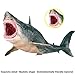 FLORMOON Juguetes Megalodon Figura de Ballena Realista Pintado a Mano Estatuilla de...