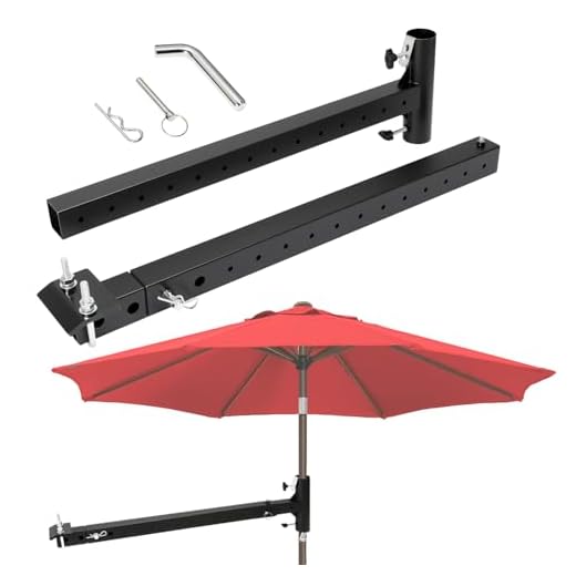 Best impact umbrella mount 60" Adjustable Hitch Mount Umbrella Holder