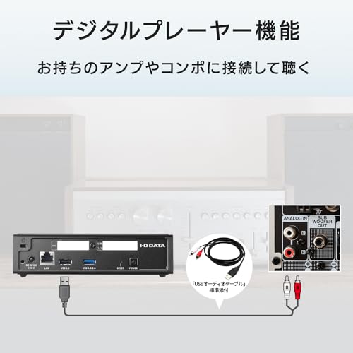 アイ・オー・データ Soundgenic Plus HDL-RA2H/E