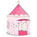 SONGMICS Tenda da Gioco Castello da Principessa per Ragazze e Bambini, Casetta dei Giochi per Interni ed Esterni, Tenda Portatile, Regalo per Bambini, Certificato EN71, Rosa LPT01PK