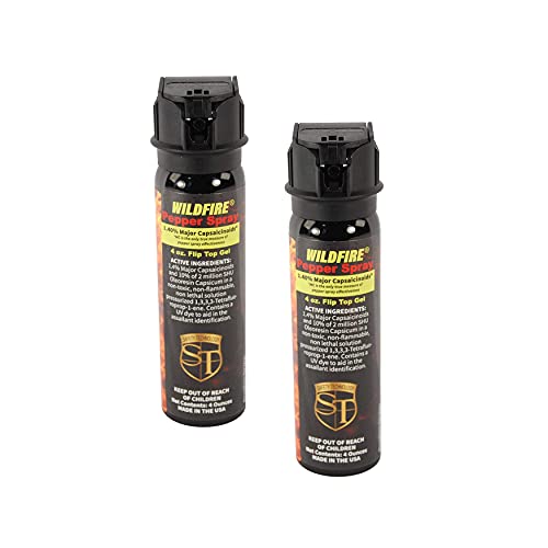 Wildfire Flip Top 4 Ounce 1.4 Percent MC Pepper Sticky Gel - Lot of 2 as Shown