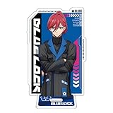 DEXSHUN Chigiri Hyoma Figura acrílica Personaje de anime Impresión de doble cara Soporte acrílico Periférico Adornos Colección Decoración del Hogar 15 cm