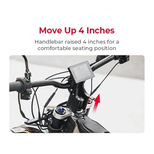 Barre guidon moto électrique risers pour sessions Sur Ron Light Bee - 3