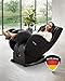 Produktbild WELCON Massagesessel EASYRELAXX in SCHWARZ - 3D Massagestuhl mit Neigungsverstellung elektrisch Automatikprogramme Knetmassage Klopfmassage Rollenmassage Sessel Massagestuhl, Kunstleder, Entspannen