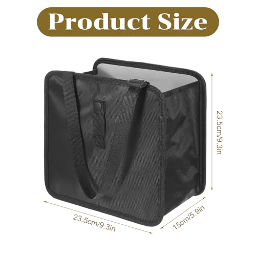 Image of LLOUSSAK Foldable Car Trash Can, Hanging Car Garbage Can - Waterproof Leakproof, Large Capacity Leakproof Trash Bag Garbage Can for Car Interior Accessories