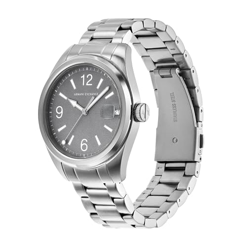 Image of Armani Exchange A|X Men's Watch with Three-Hand Stainless Steel Band, Watch for Men