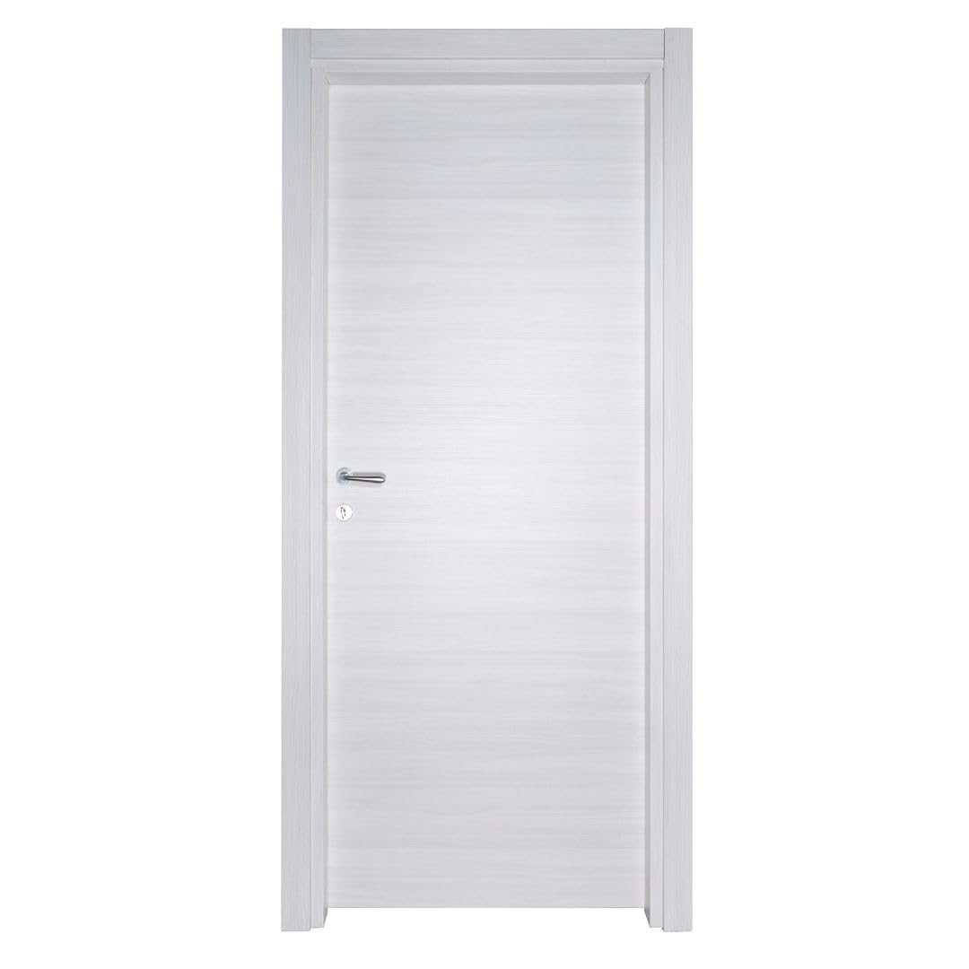 Porta Interna Effetto Legno Olmo Bianco Reversibile - 210 x 70