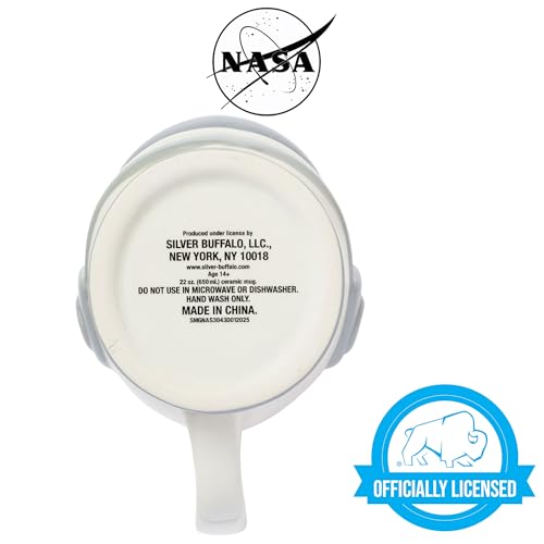 Taza cerámica con casco astronauta NASA 22 oz miniatura 6