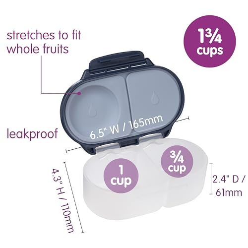 Image of b.box Snack Box, Snack Containers for Kids, Kids Lunch Box, Toddler Snacks