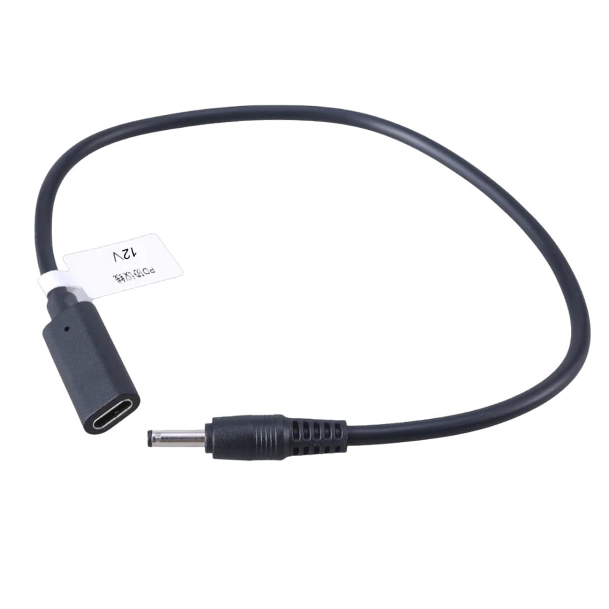 12VUSB C a 3.5x1.35mm Cavo di Alimentazione Femmina Maschio Connettori Cavo Adattatore Per Laptop Monitor Router Supporta Fino 3A Nuovo 2025 Alta Componente Elettronica Affidabile, Precisione
