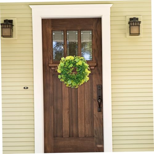 Decoración de puerta colgante con diseño verde reutilizable 5