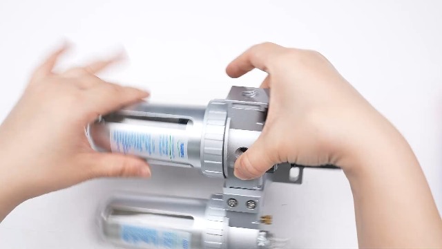 Produktbild von Druckluft-Filterregler Mit Öler Und Wasserabscheider – 1/4“, Aluminium, 0–1 MPa, Für Kompressoren Und Werkzeuge