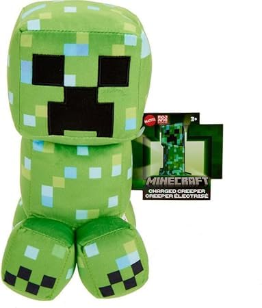 Minecraft The Game Charged Creeper Plush 8-Inch