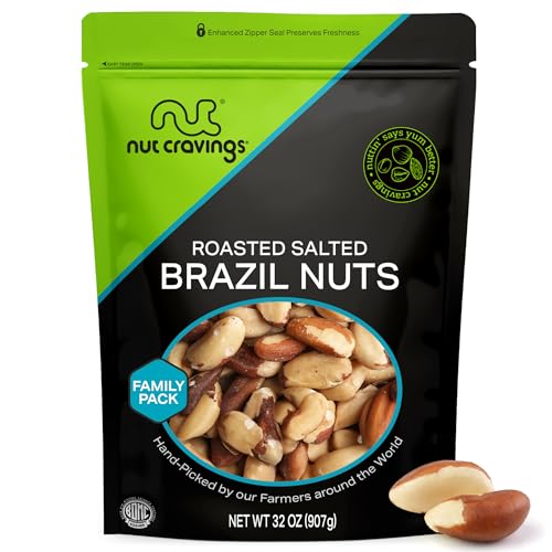Roasted Salted Brazil Nuts (2Lbs)