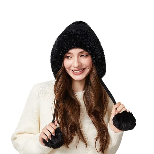 Ensemble Echarpe Bonnet Gant Femme pour Ski et Vélo en Hiver