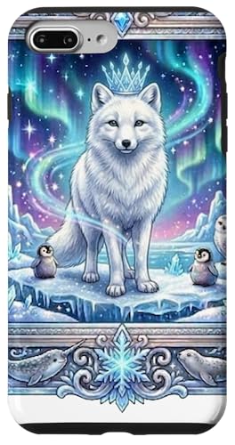 �k�ɃL�c�l�̉� �|�[���[ �X�}�z�P�[�X iPhone 7 Plus/8 Plus �p