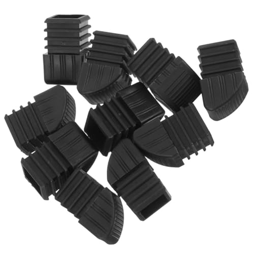 Abaodam 12個 アウトドア用軽量アルミ合折りたたみテーブル脚カバー 耐荷重安定性付き家具脚保護パッド キャンプチェア足替え用 屋内外対応