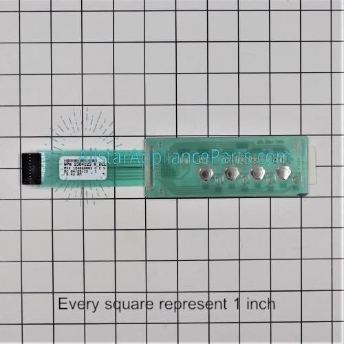 Ensamble de Panel Táctil para Máquina de Hielo WR55X10729 miniatura 3