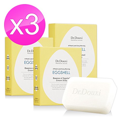 DR.DOUXI 3X Essence of Eggshell Cream Moisturizing Face Washing Soap Bar