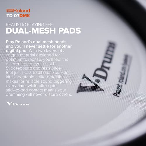 Kit électronique V-Drums TD-07DMK Roland – Un kit tout en peaux Mesh double couche, doté d’une expressivité et d’une… - Les Beatles, Paul McCartney, John Lennon, RIngo Starr, George Harrison Kit électronique V-Drums TD-07DMK Roland – Un kit tout en peaux Mesh double couche, doté d'une expressivité et d'une… – Image 4