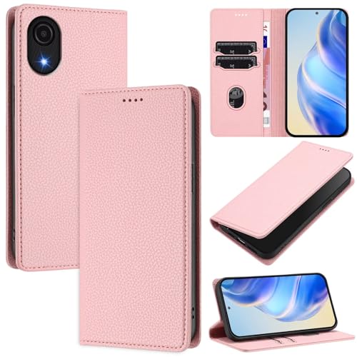 xinyunew Coque pour Samsung Galaxy A03 Core/A04 Core, RFID Blocage Portefeuille Etui à Rabat, Housse en Cuir PU pour Samsung Galaxy A03 Core/A04 Core, Rose