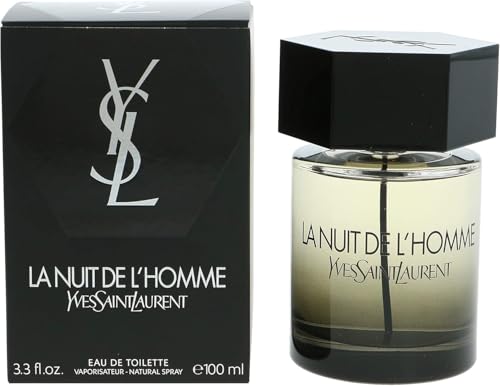 Yves Saint Laurent La Nuit De L'Homme Eau de Toilette Spray, 3.3 Fl Oz