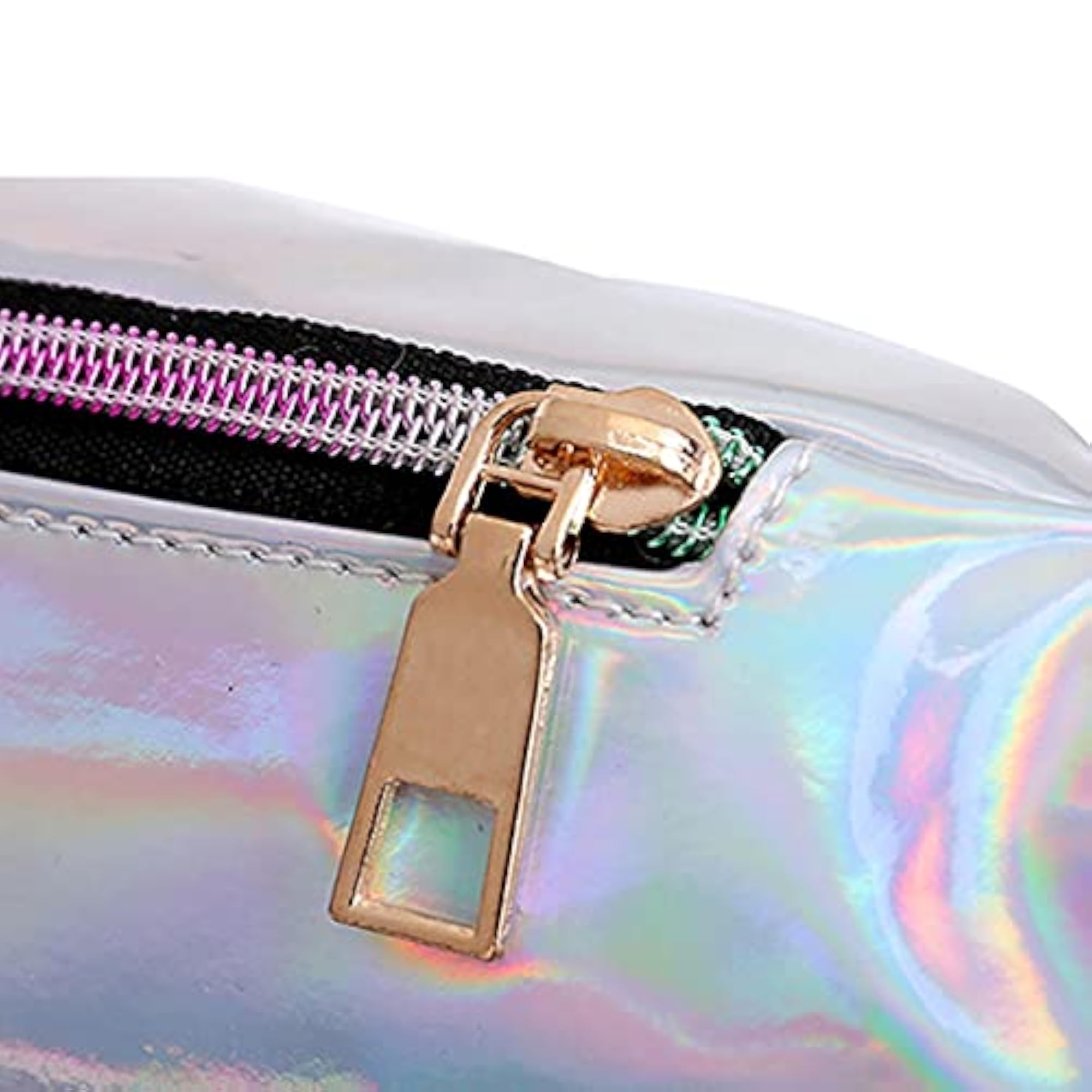 Women's Colorful Double Zipper Belt Bag