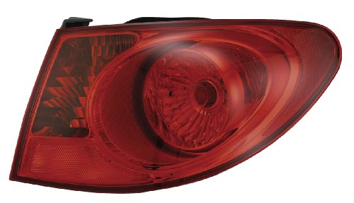 Epic Lighting OE Style Replacement Rear Brake Tail Light Assembly Compatible with 2007-2010 Hyundai Elantra [ HY2805108 924022H050 ] Right Passenger Side RH