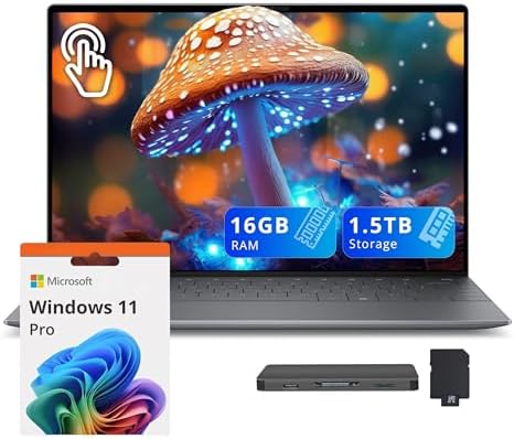 Dell XPS 13.4" 3K OLED Touchscreen Laptop, Snapdragon X Elite X1E...