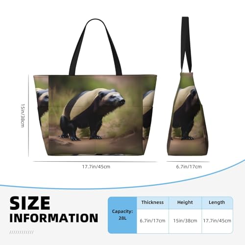 Sac fourre-tout de plage imprimé ours imperméable pour l'été - 5