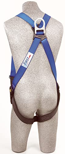 Image of 3M Protecta First AB17550, 5-Point Adjustment Harness, With Back D-Ring, Universal, 310-Pound, Blue /Black