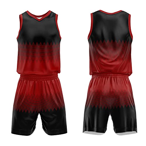 vients Custom Basketball Jersey Uniform for Men Women Adult Youth Print Name Number Logo - Image 3