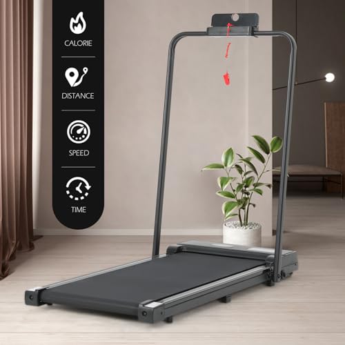 Buyer Empire Treadmill Walking Pad Foldable for Home Office Indoor Gym Electric Under Desk Jogging and Running Machine | 2.0 HP | LED Display | Magnetic Remote Control | 1-6 km/h Speed - Image 3
