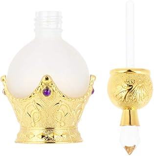 WINOMO Vintage Refillable Perfume Bottles Egyptian Perfume Bottles Glass Essential Oil Bottle Dropper Bottle Egyptian Table Decoration for Table Car Home Decor 15ML