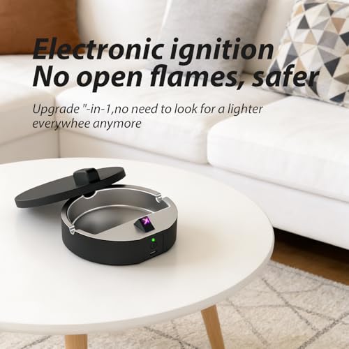 Encendedor eléctrico con bandeja de colección integrada miniatura 5